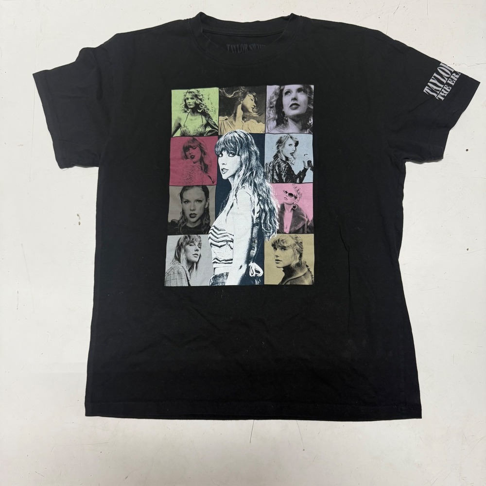 Taylor Swift The Eras Tour T-Shirt Medium Black Concert Merch